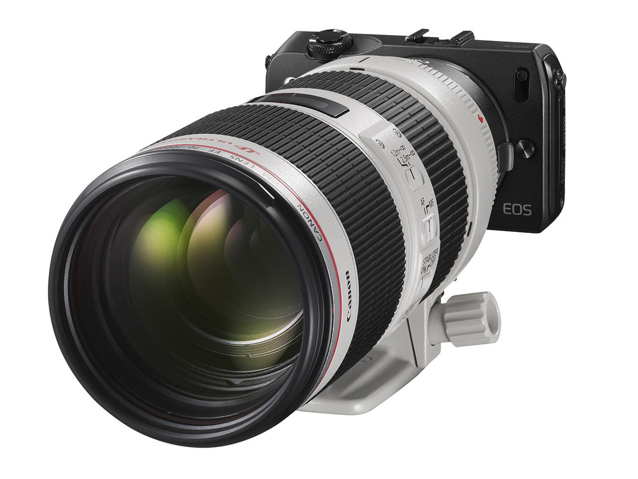 Canon EF 70-200mm f2.8L f2.8L IS II on Canon EOS M with Mount adapter EF-EOS M